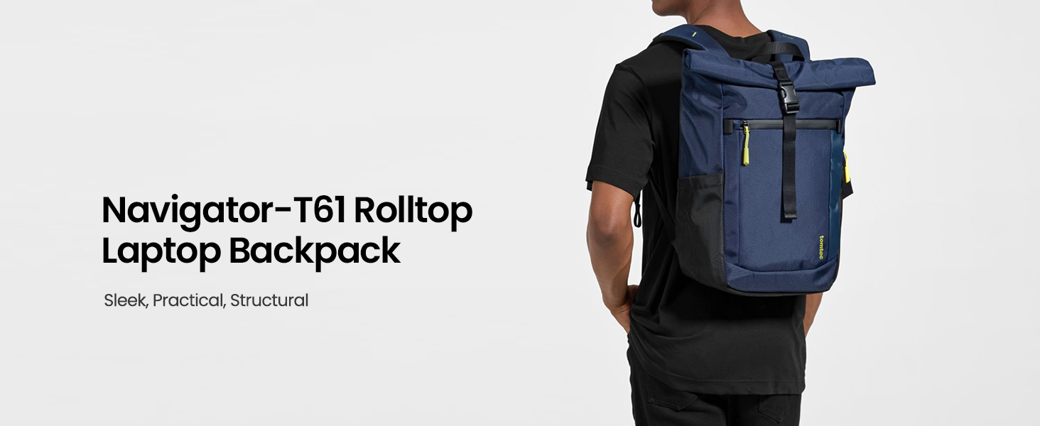 Balo Tomtoc Roll Top - T61 | Tomtoc Việt Nam Phân Phối Chính Hãng