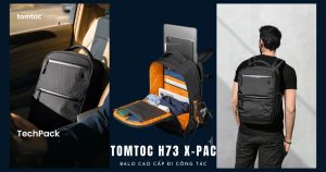 Tomtoc H73 - Balo Đi Công Tác Cho Nam Đa Năng Và Phong Cách