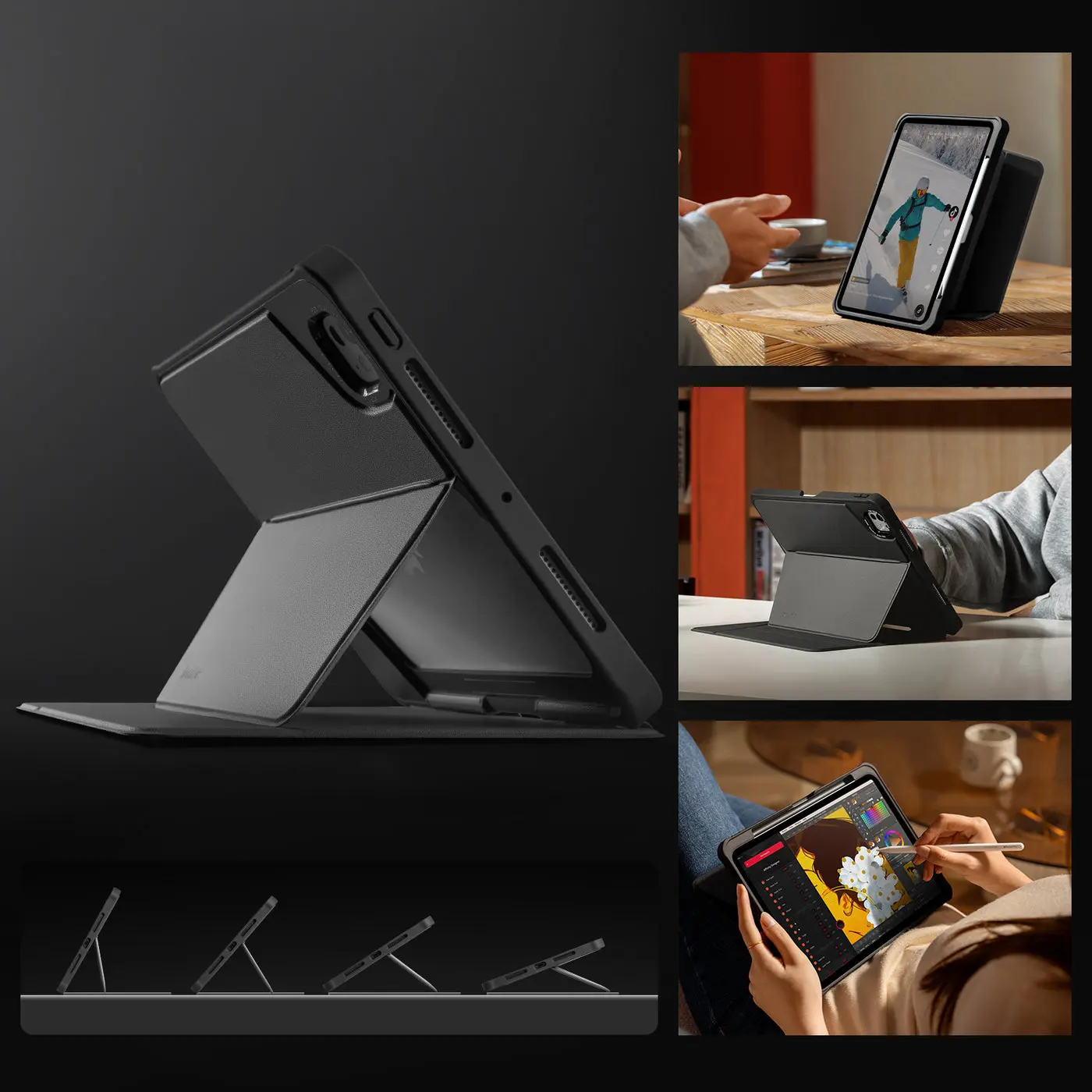 Bao Da iPad Pro 11 (M4) 2024 Tomtoc Inspire Pivot Case iPad - B59A1