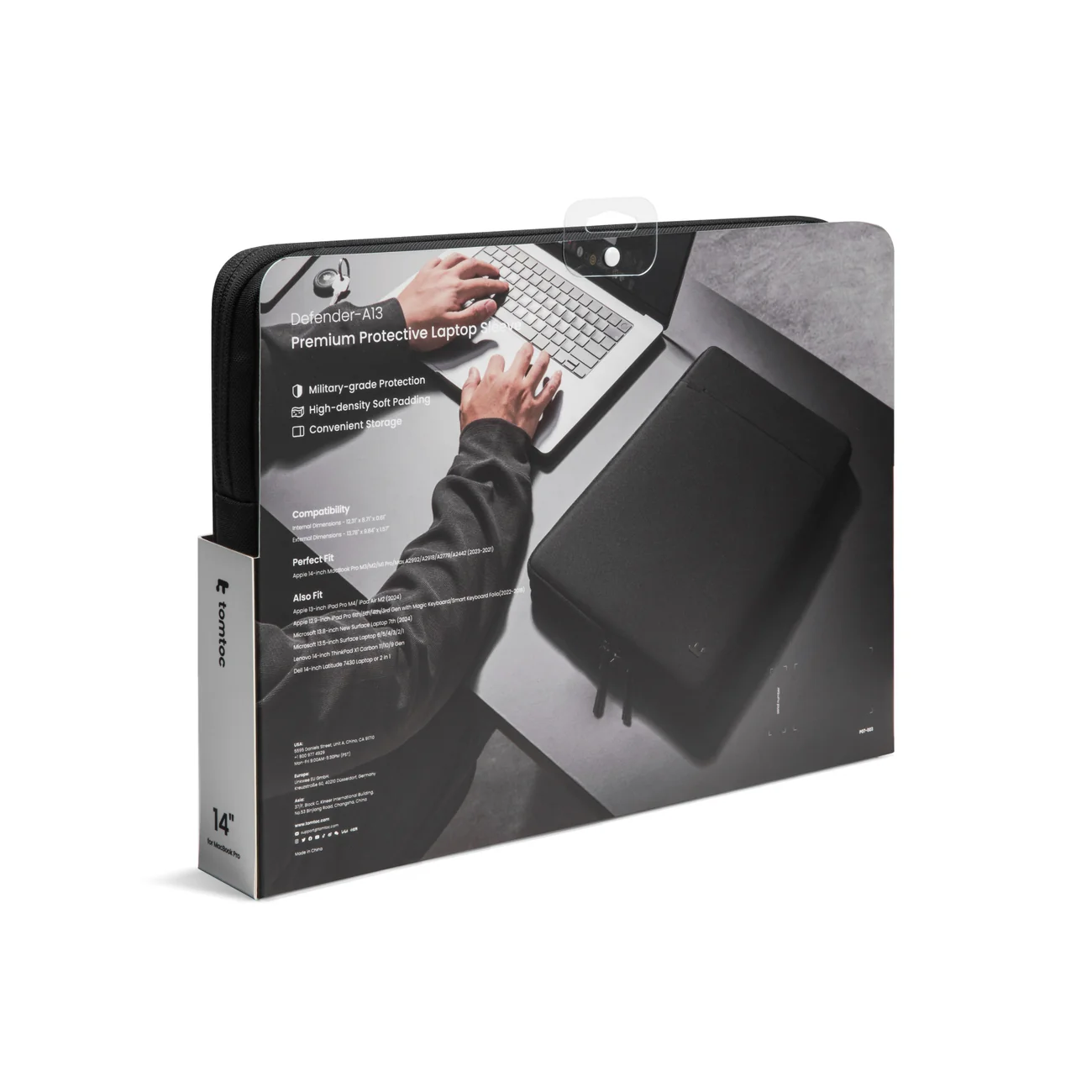 tui-chong-soc-tomtoc-premium-protective-macbook-air-pro-a13-10 Túi Chống Sốc Tomtoc Premium Protective Macbook - A13 | Tomtoc Việt Nam Phân Phối Chính Hãng