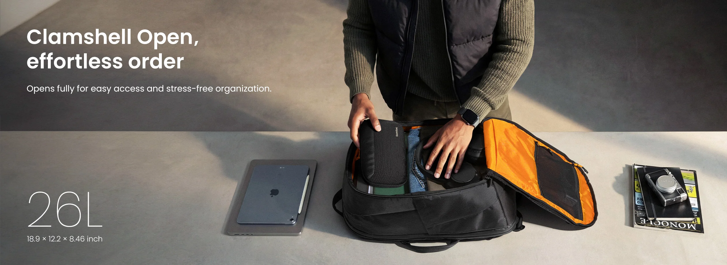 Balo Laptop Tomtoc Urban-EX Backpack - T77 X-Pac