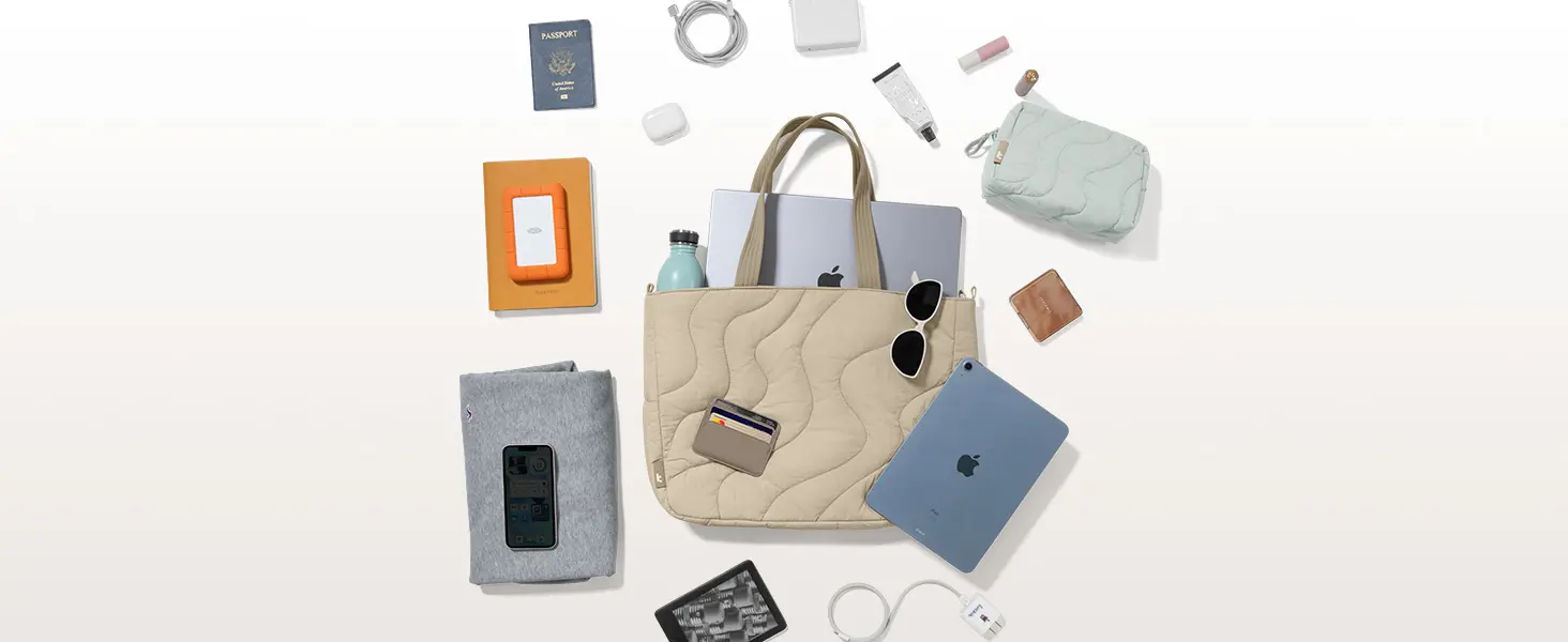 Túi Xách Tomtoc Terra Puffy Laptop Tote Bag - T38 Chính Hãng