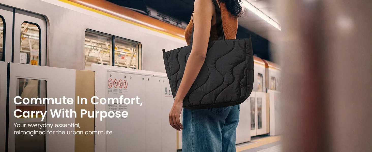 Túi Xách Tomtoc Terra Puffy Laptop Tote Bag - T38 Chính Hãng